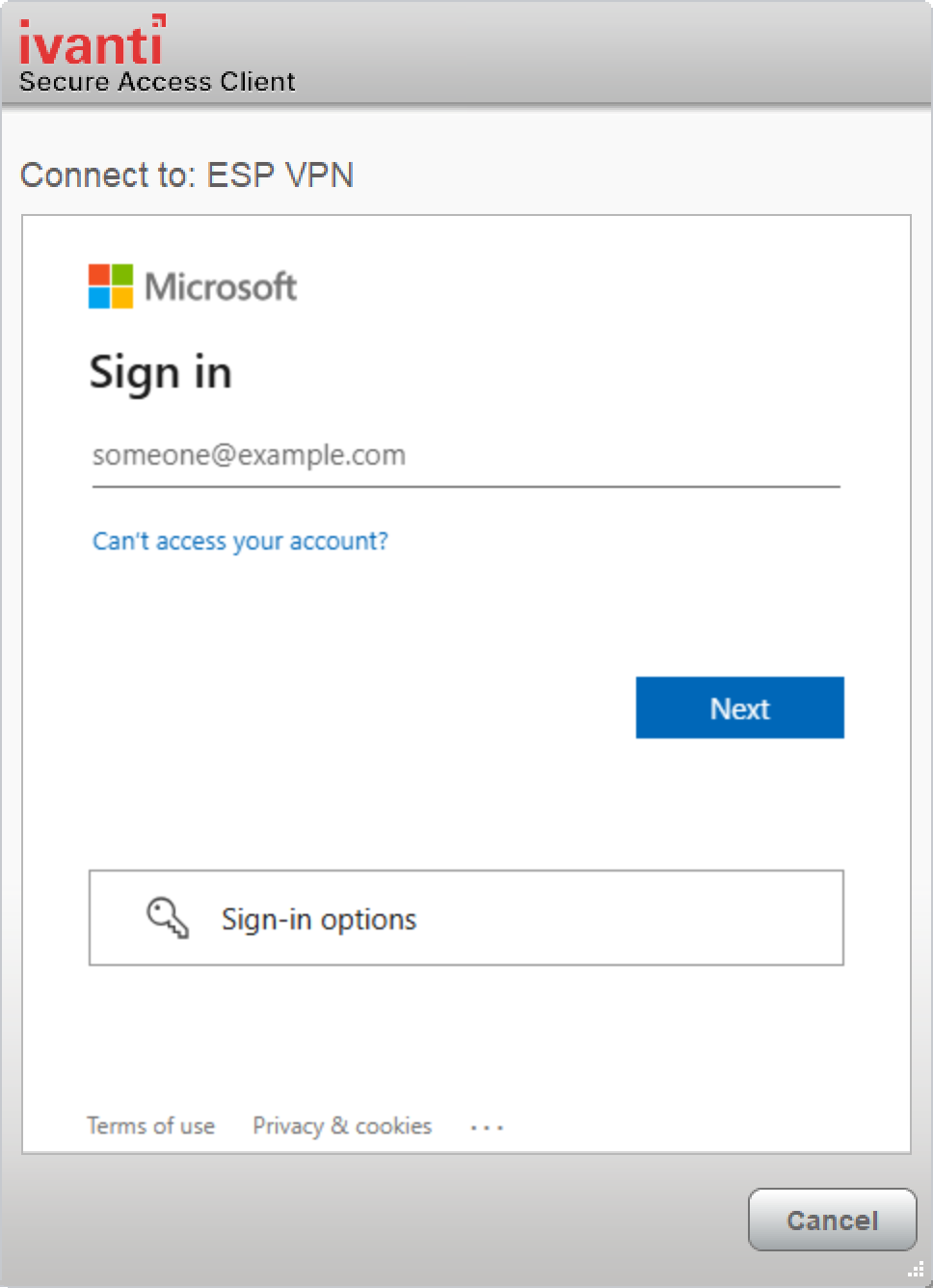 ESP VPN Microsoft Sign in.png